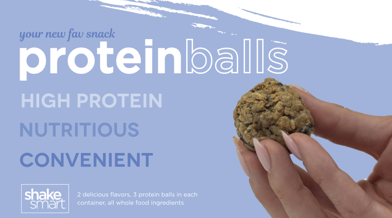 shake smart protein ball messageTV