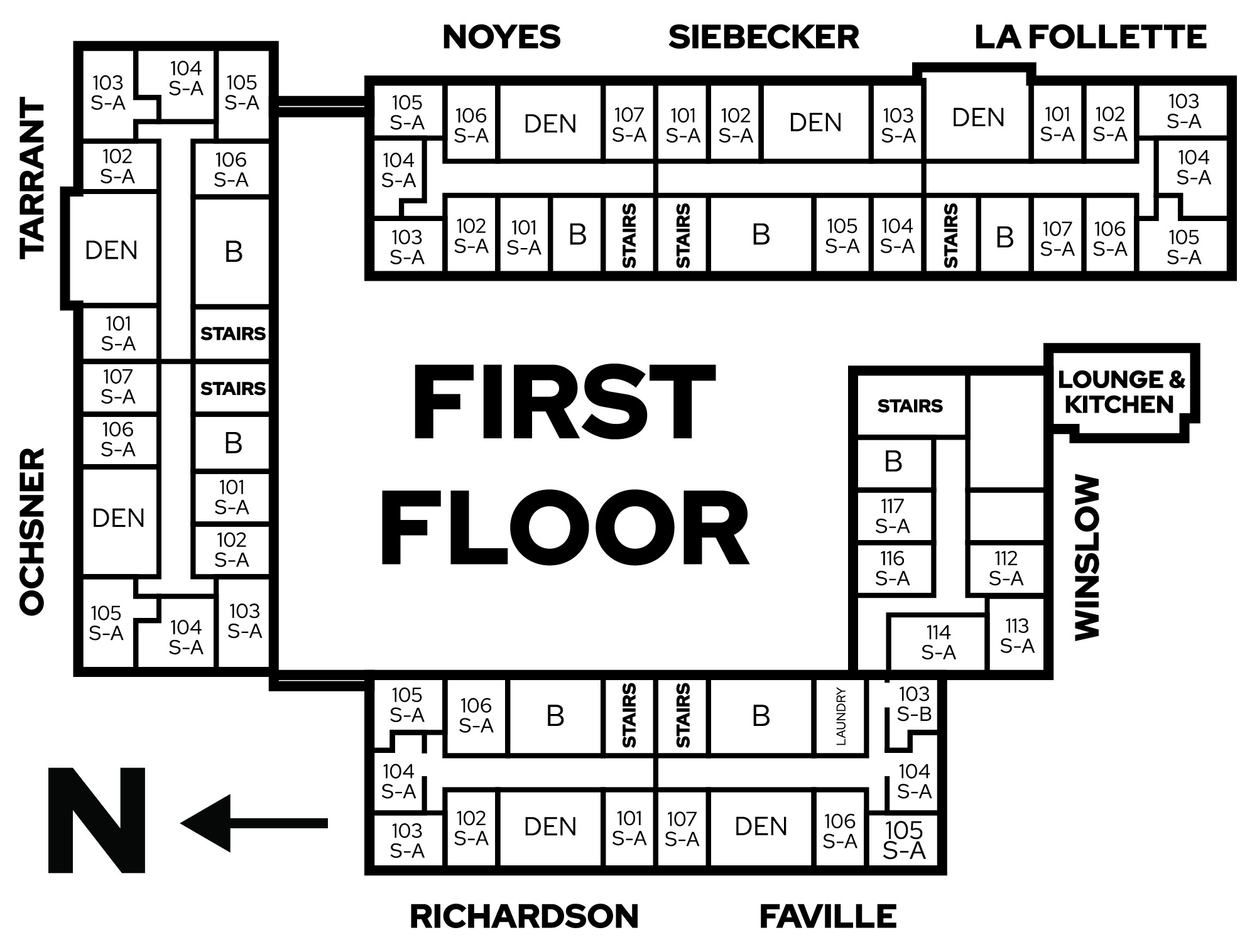 Adams first floor