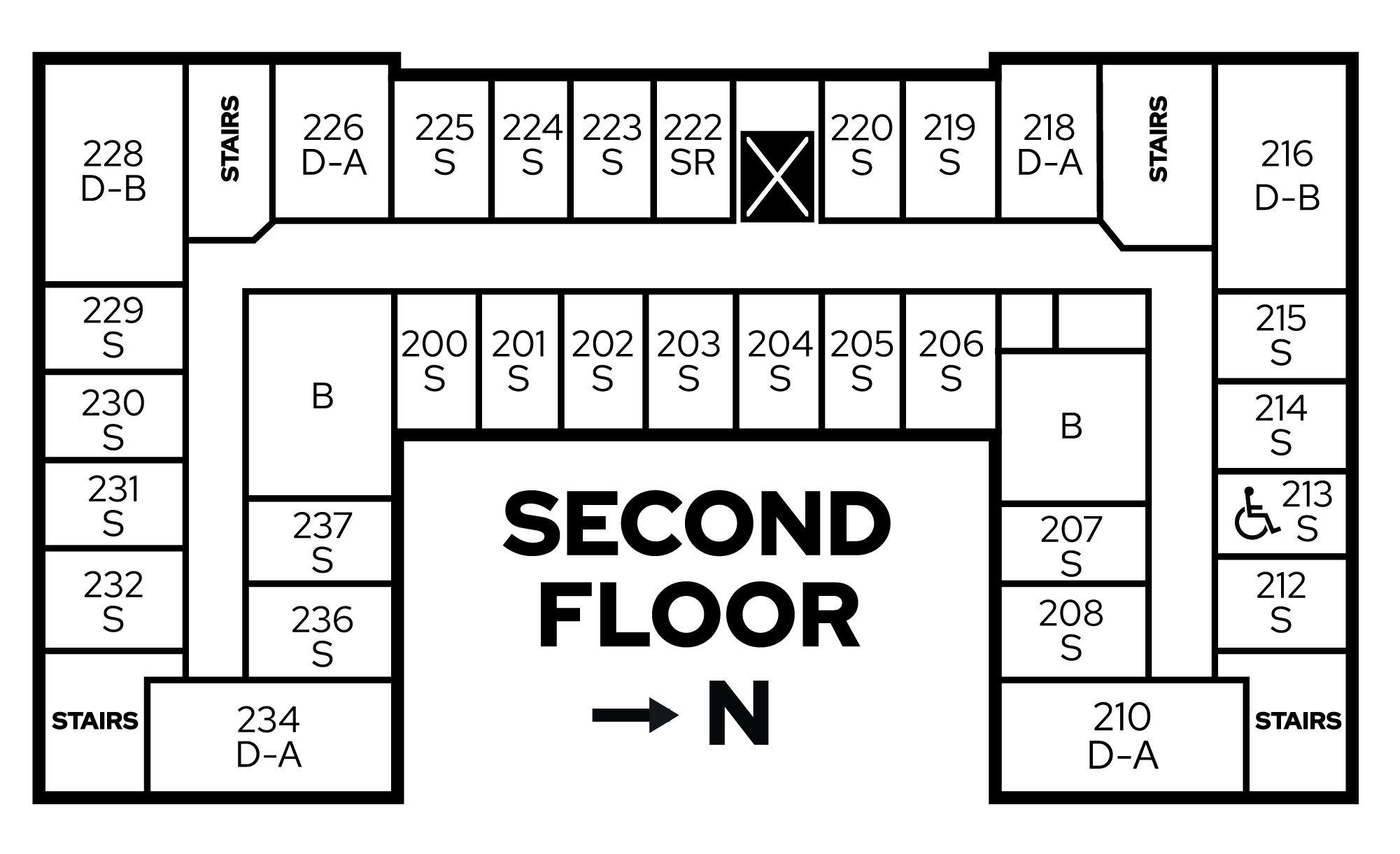 Barnard second floor