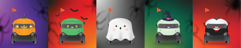 Starship's five Halloween Bots