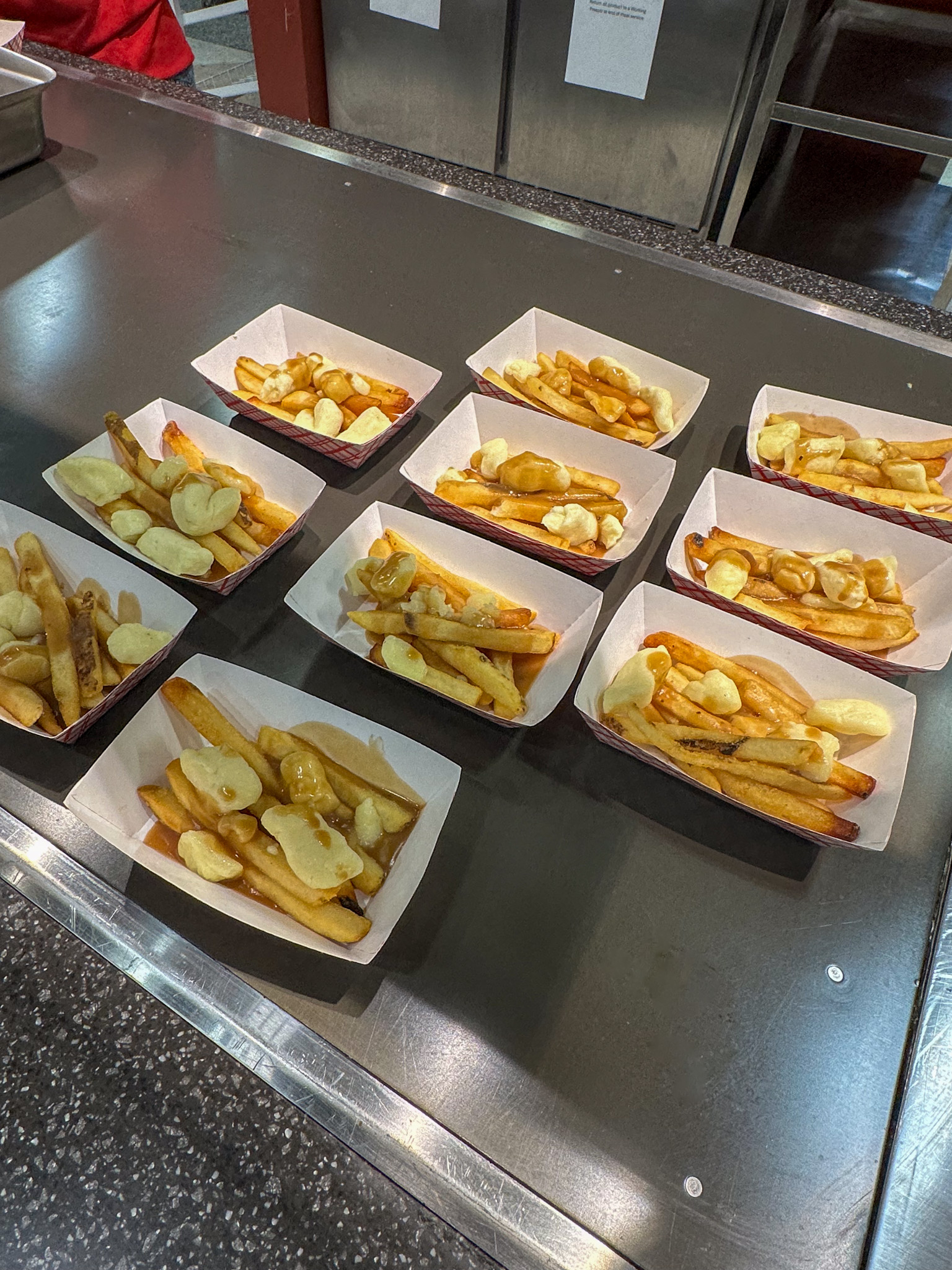 Cheese curd and fries combo