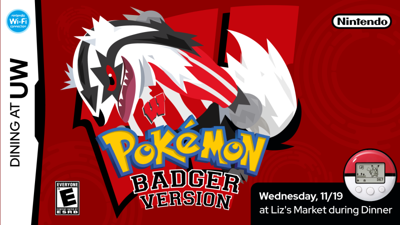 Pokémon design for the special event at Liz's Market
