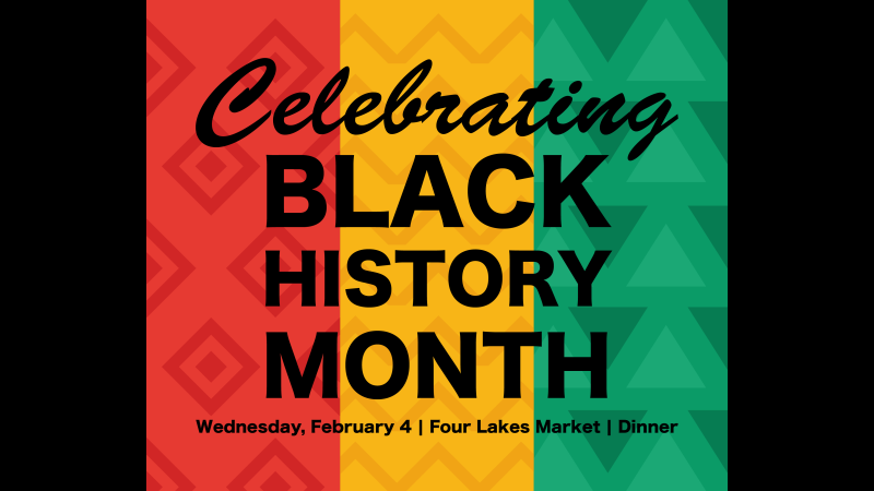 Black History Month Dinner design