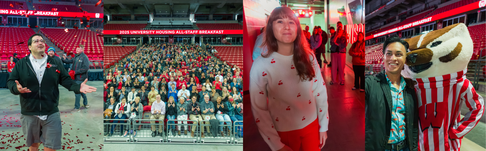 Housing Employees at the Kohl center for the breakfast