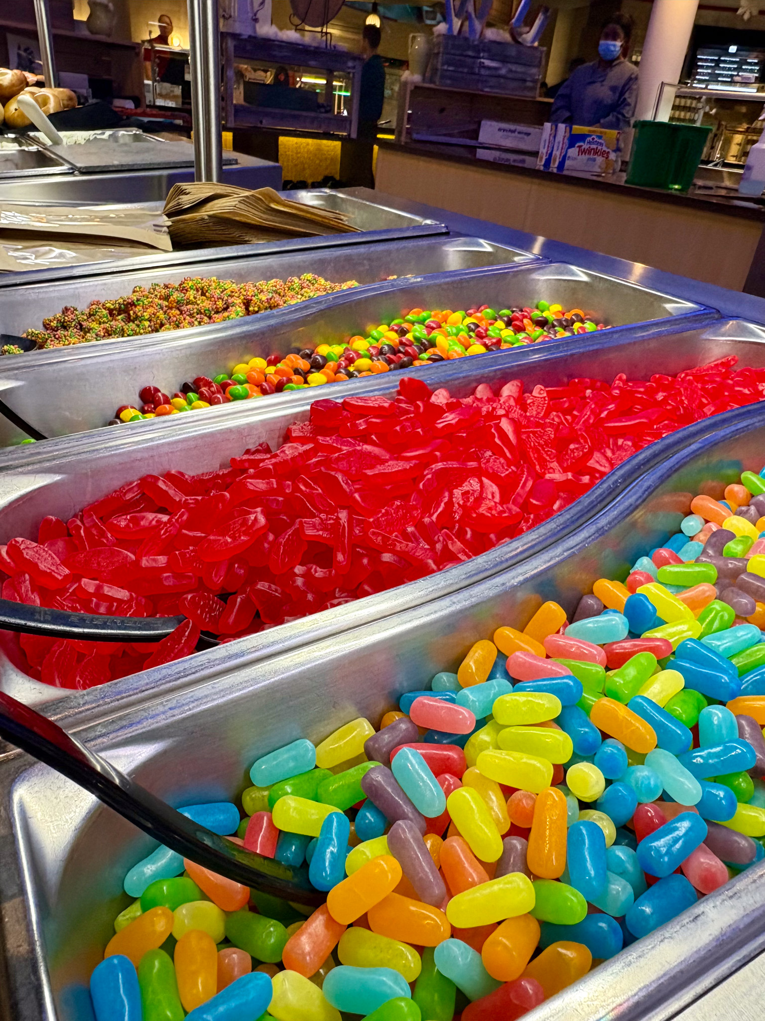 Candy station at Late Night Breakfast