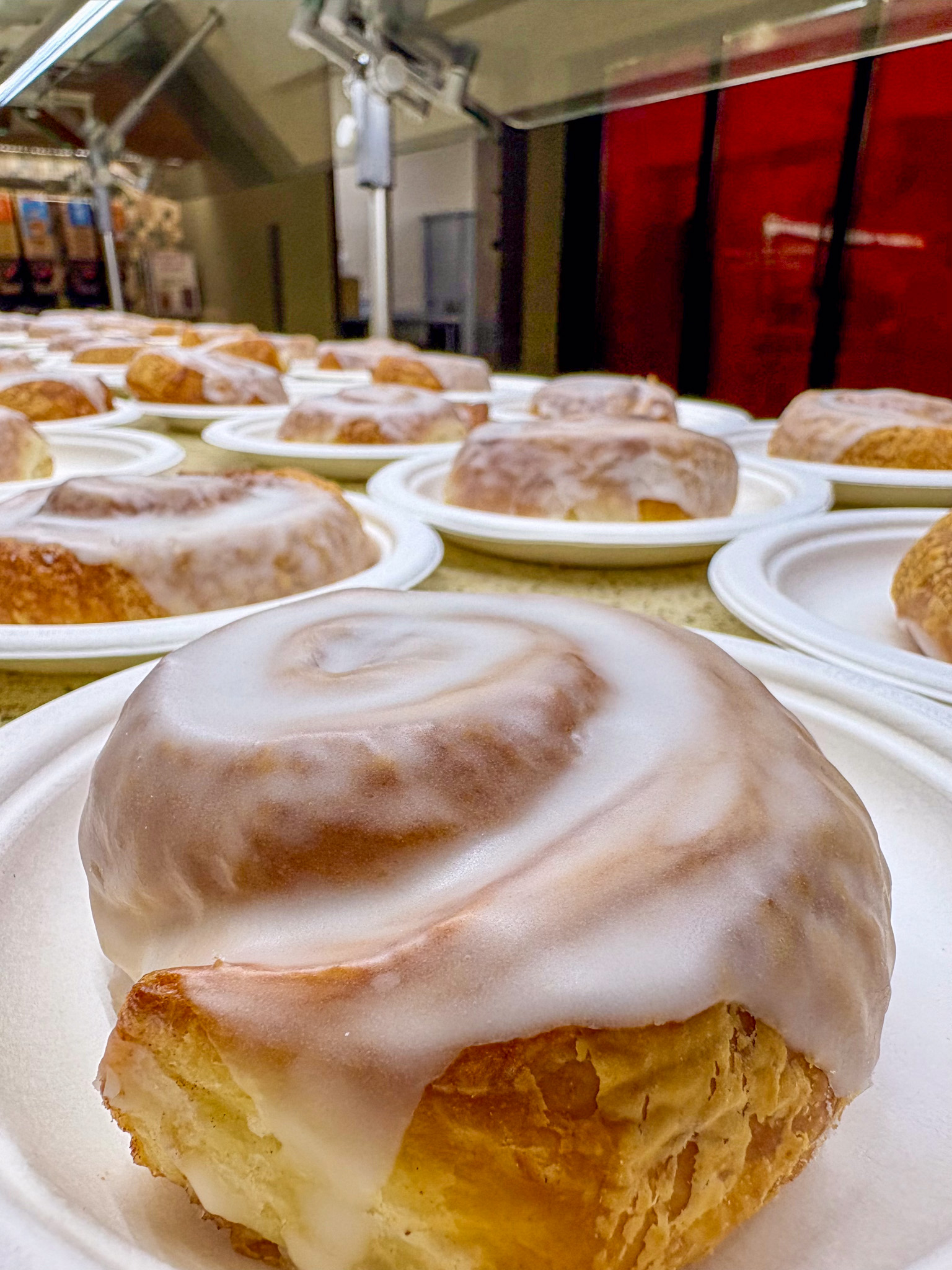 Cinnamon Rolls at Late Night Breakfast