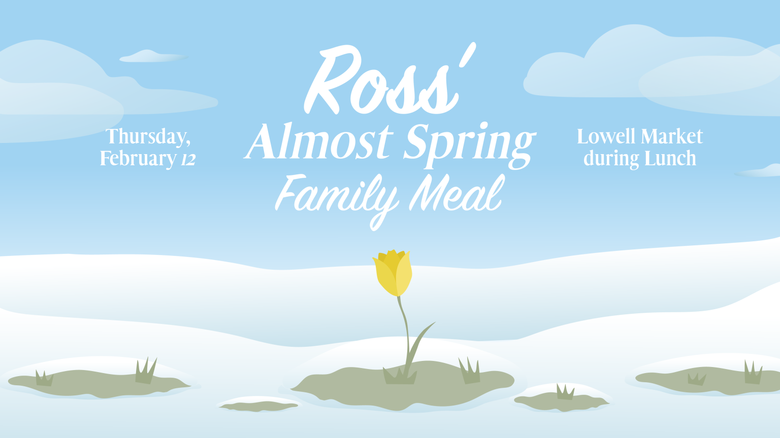 Ross’ Almost Spring Family Meal – University Housing – UW–Madison