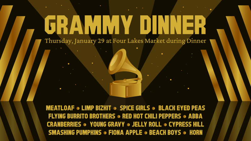 Grammy Dinner at Four Lakes special event design