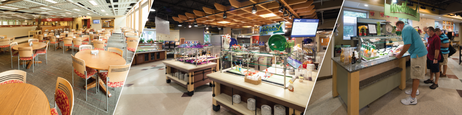 Rheta's Market - dining area & markets stations