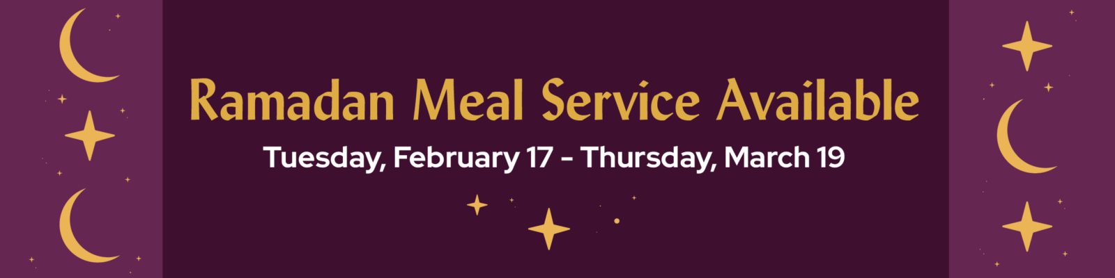 ramadan meal service available design