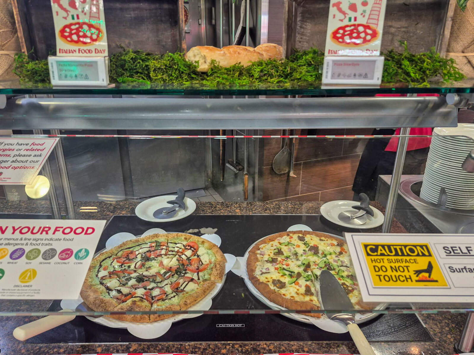 Italian Food Day pizza station at Gordon Avenue Market