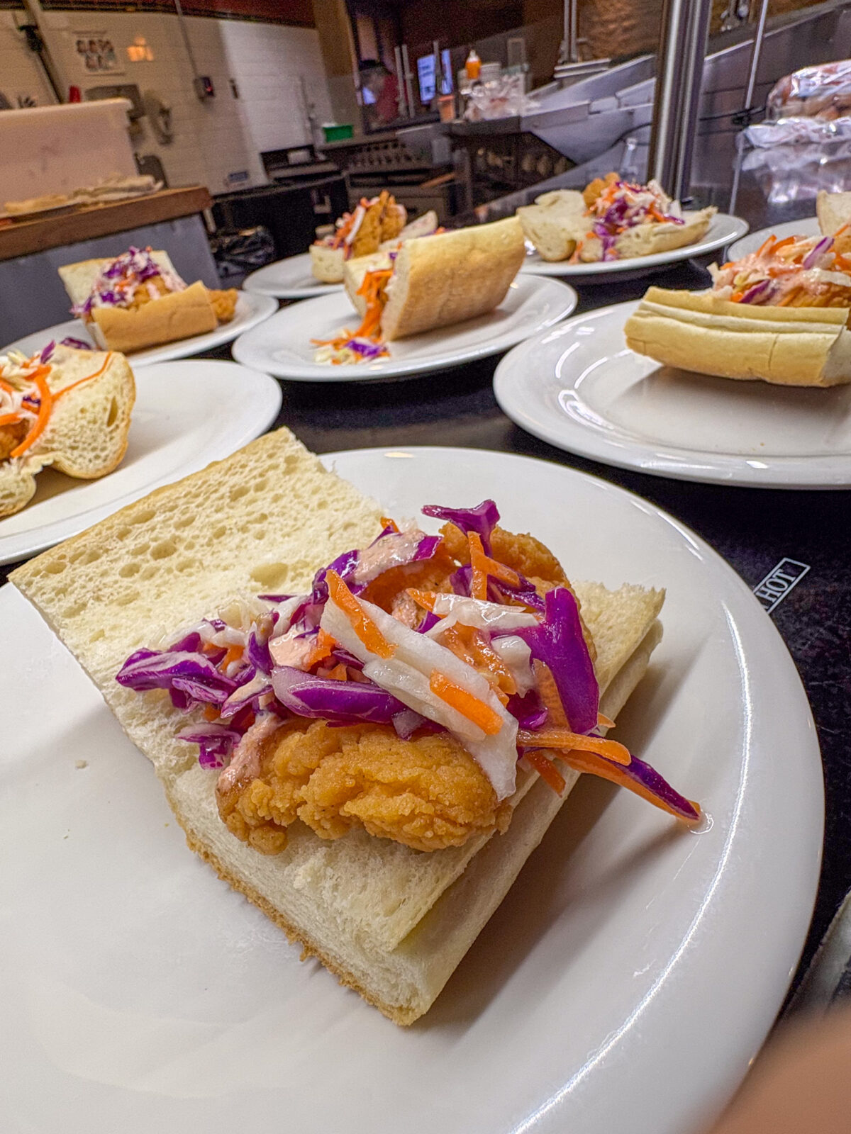 Special sandwiches at dining's Mardi Gras event