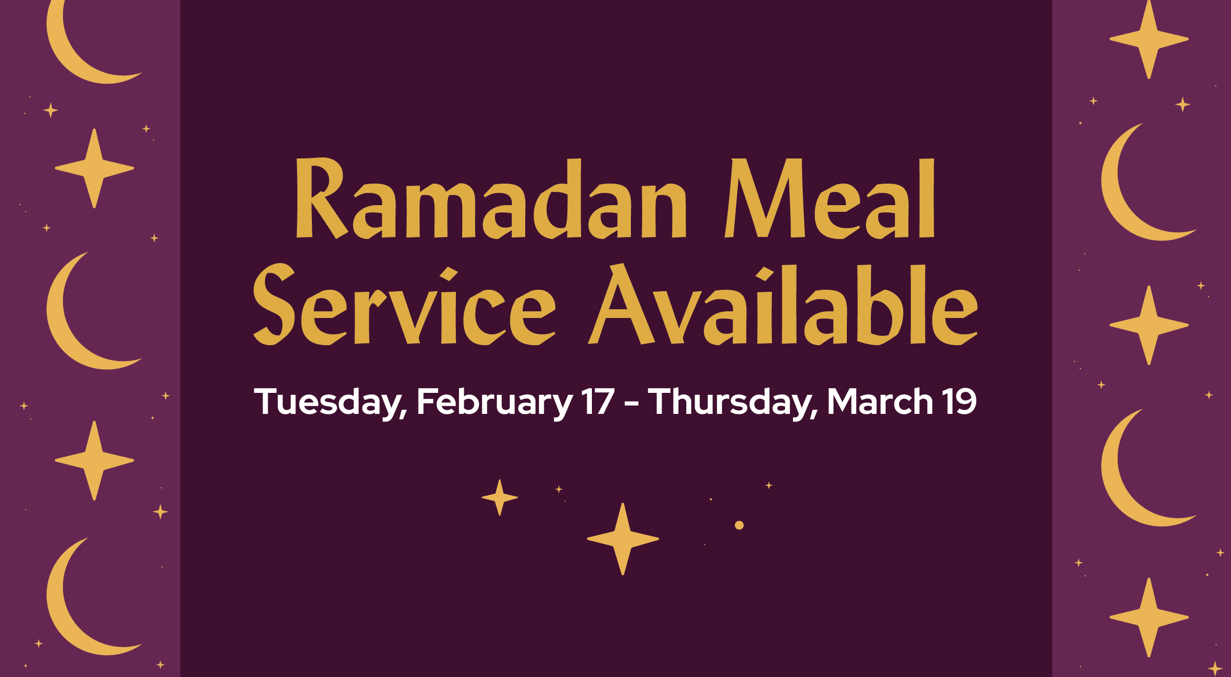 Ramadan Meal Service