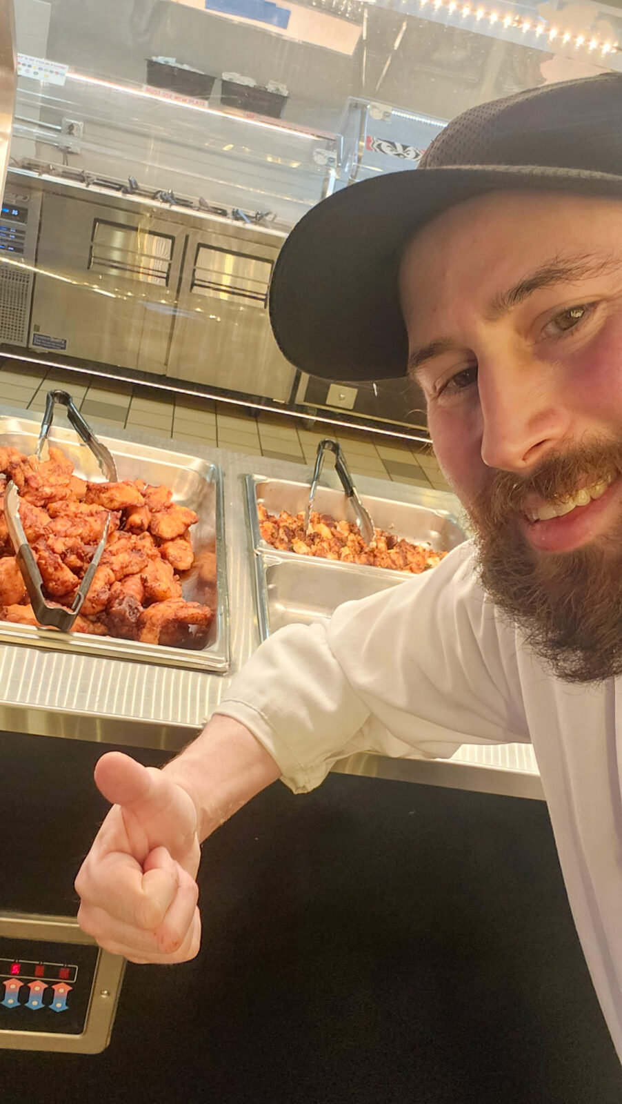 DavO posing with his special event meals