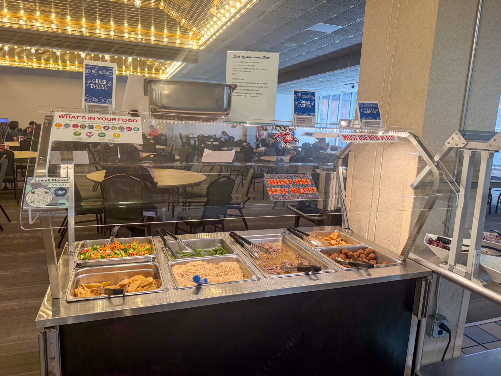 Lowell Market Greek Tasting event station