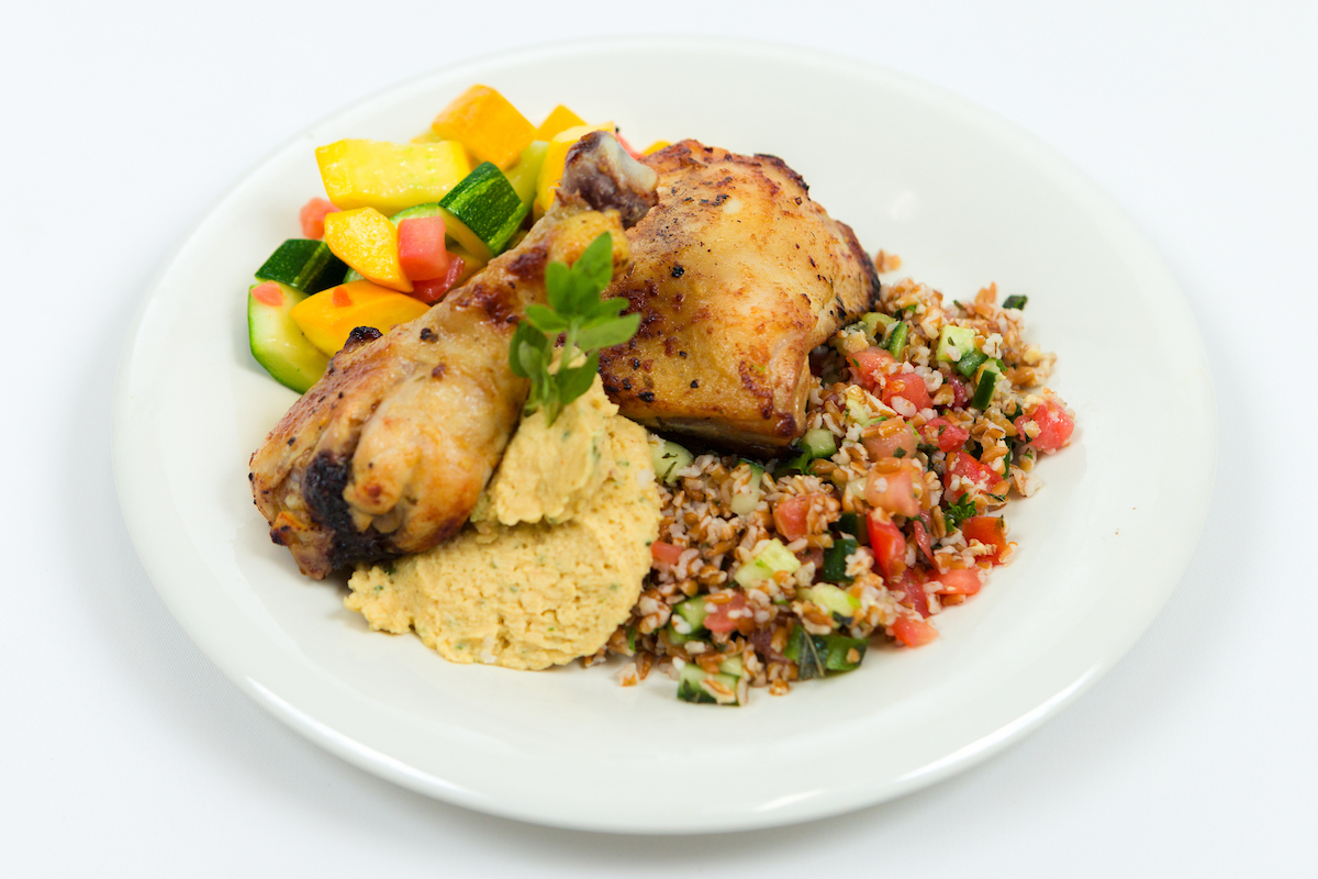 Greek with quinoa and mixed veggies