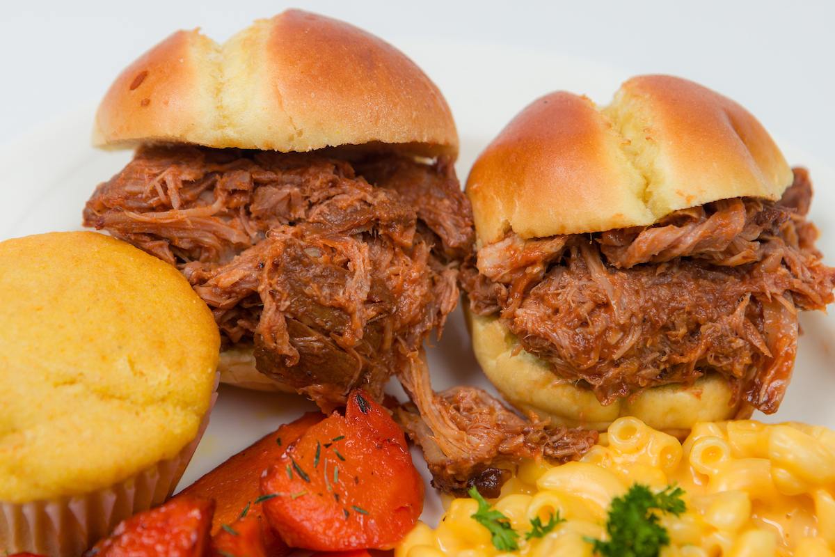 Pulled pork sandwich