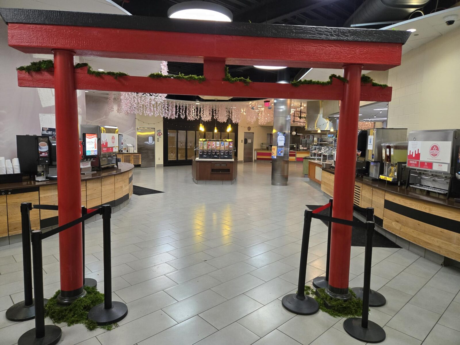 Anime Day decorations at Gordon Avenue Market