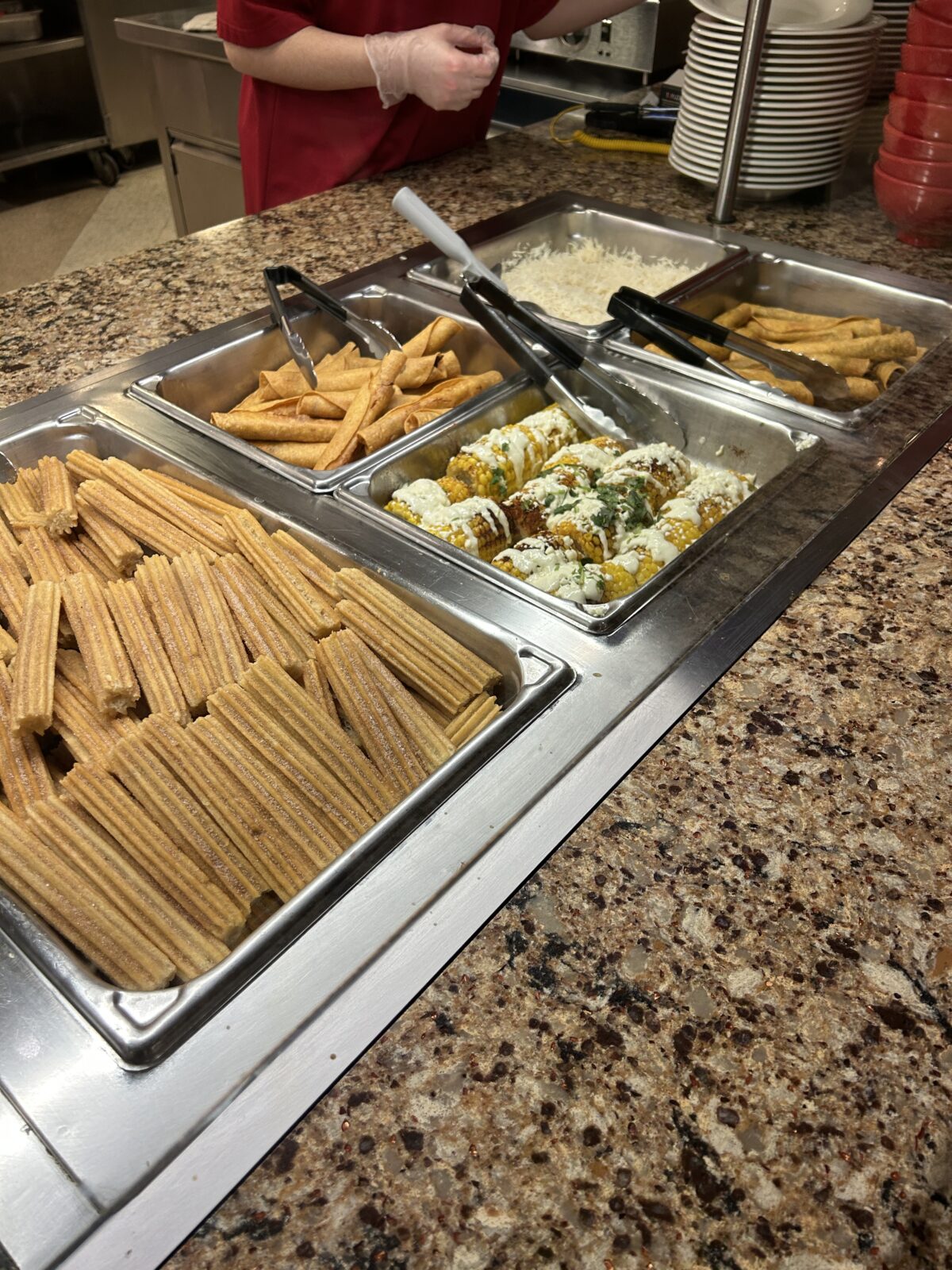 Rheta's Market Street Foods event station