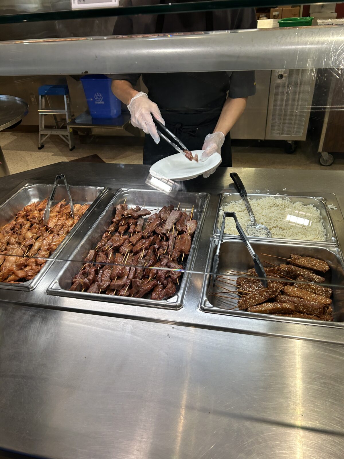 Rheta's Market Street Foods event station