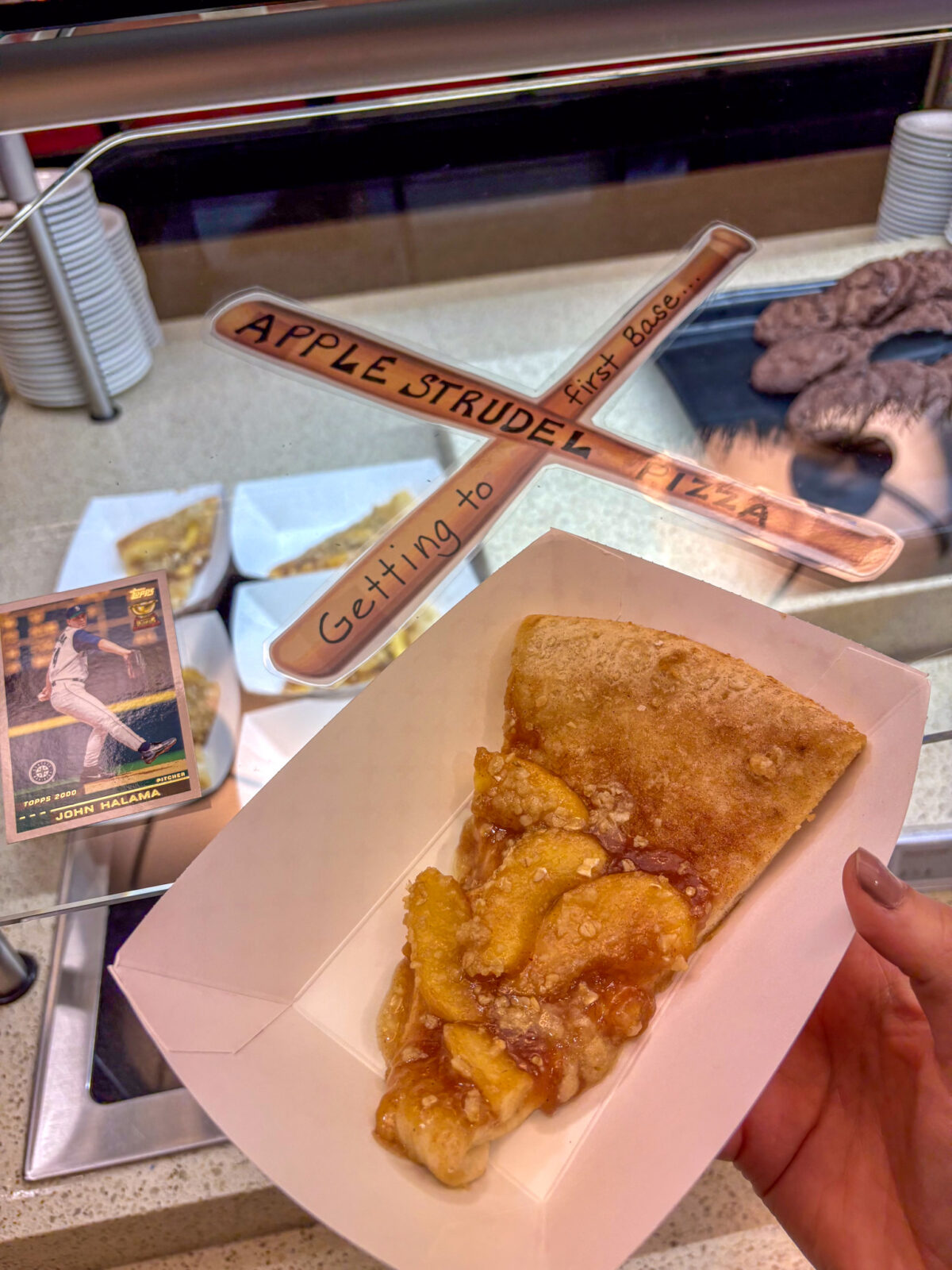 Opening Day Apple Strudel pizza