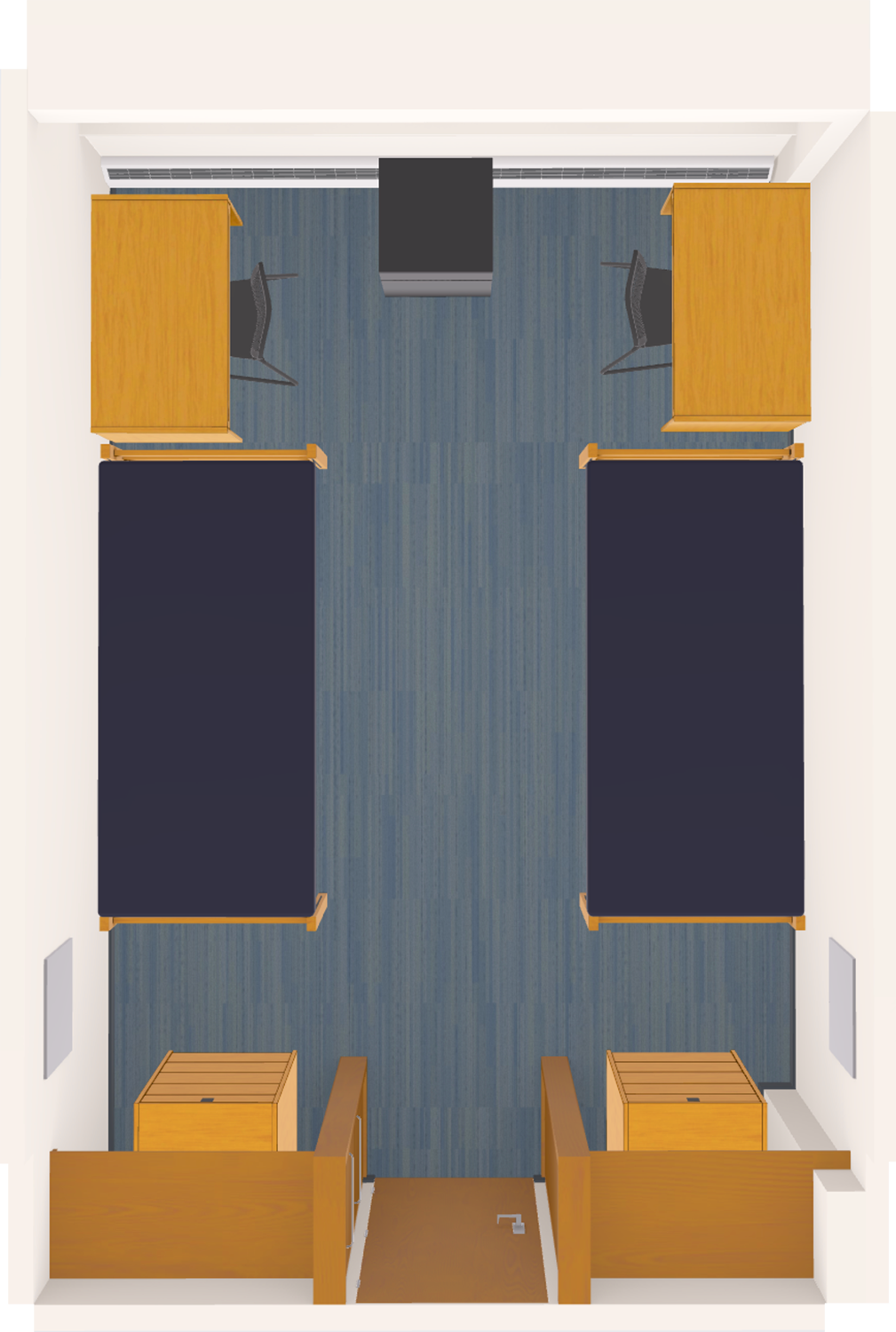 Cole Double 3D model top view