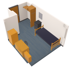 Cole Single 3D model side view