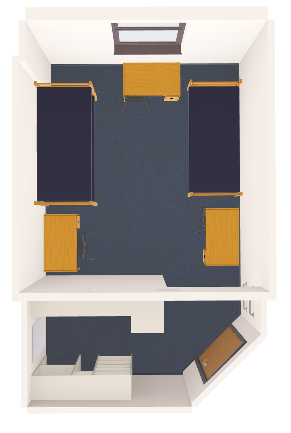 Dejope Double 3D model top view