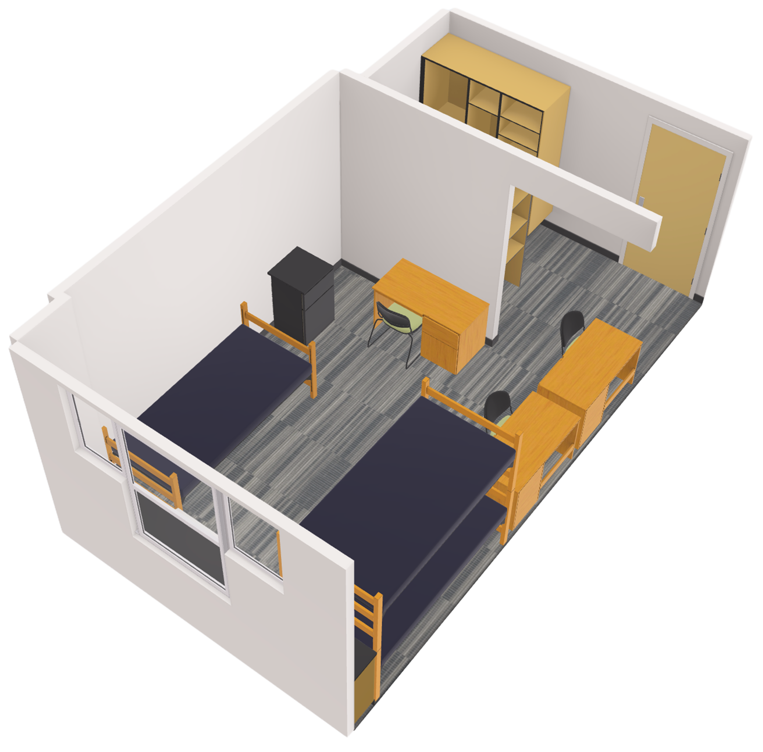 Ogg Triple 3D model side view