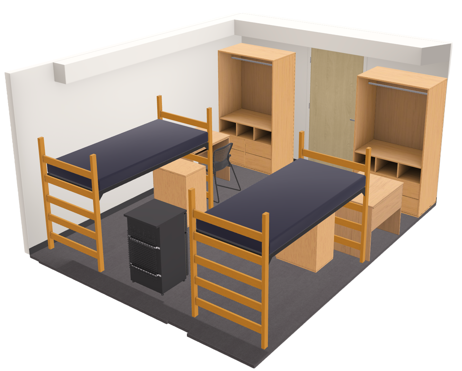 Sellery Double 3D Model side view