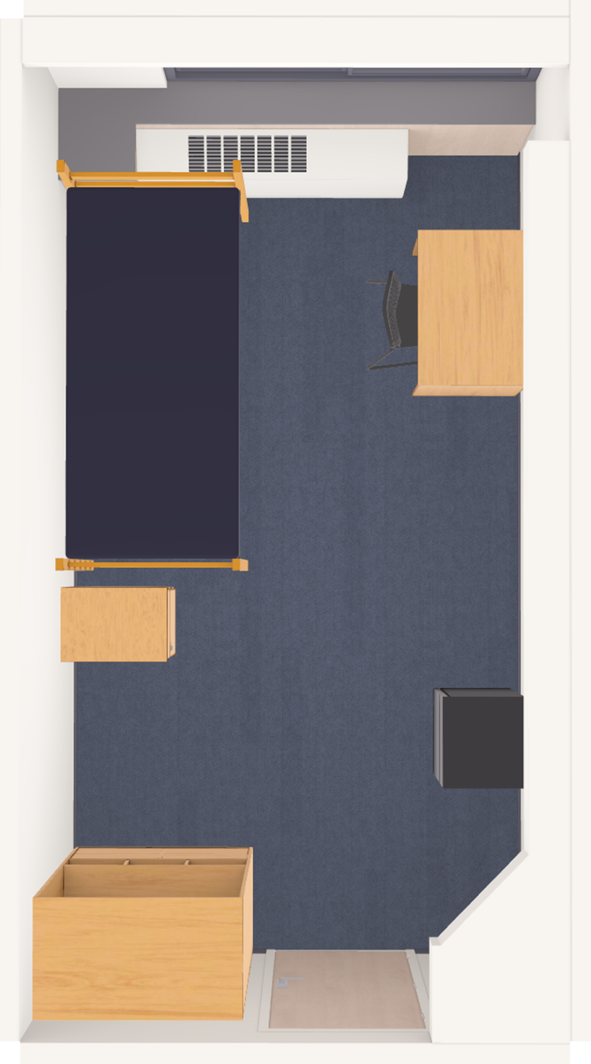 Sellery Single 3D Model top view