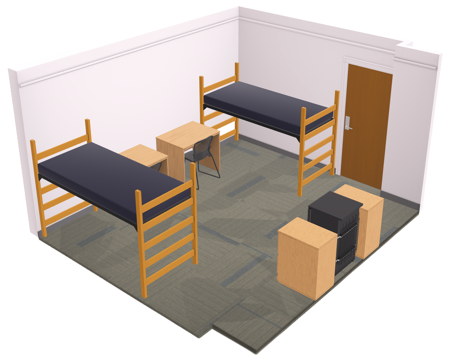 Slichter Double 3D Model side view