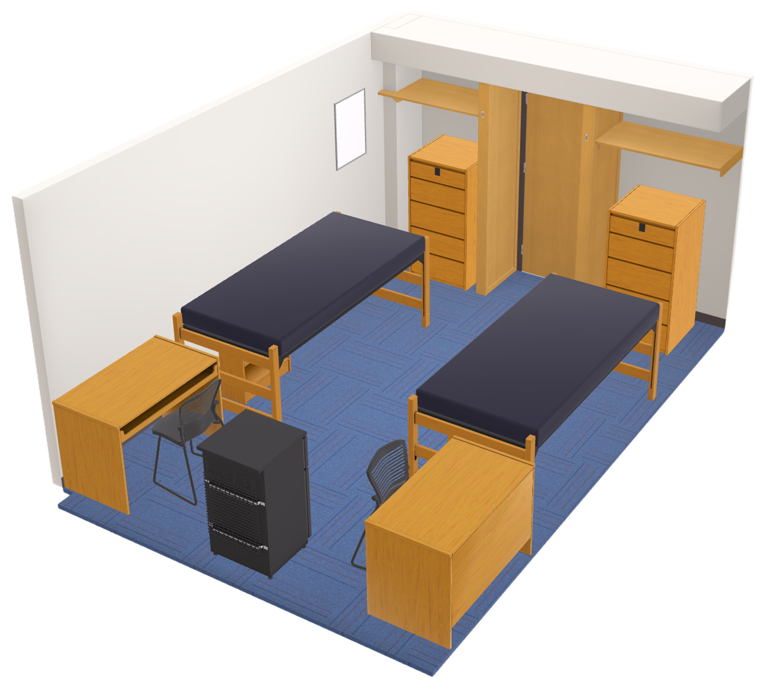 Sullivan Double 3D Model side view