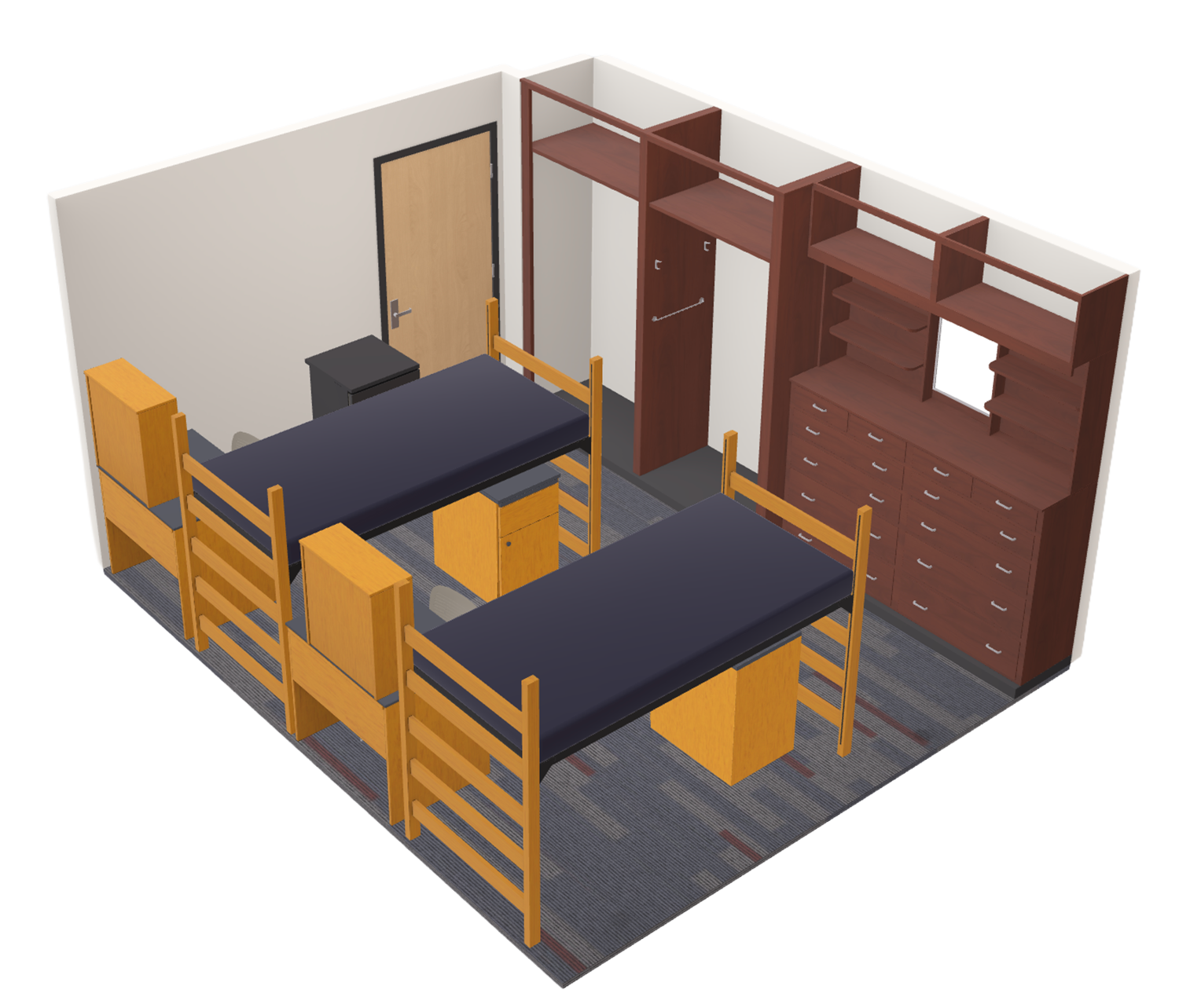 Kronshage Double 3D model side view