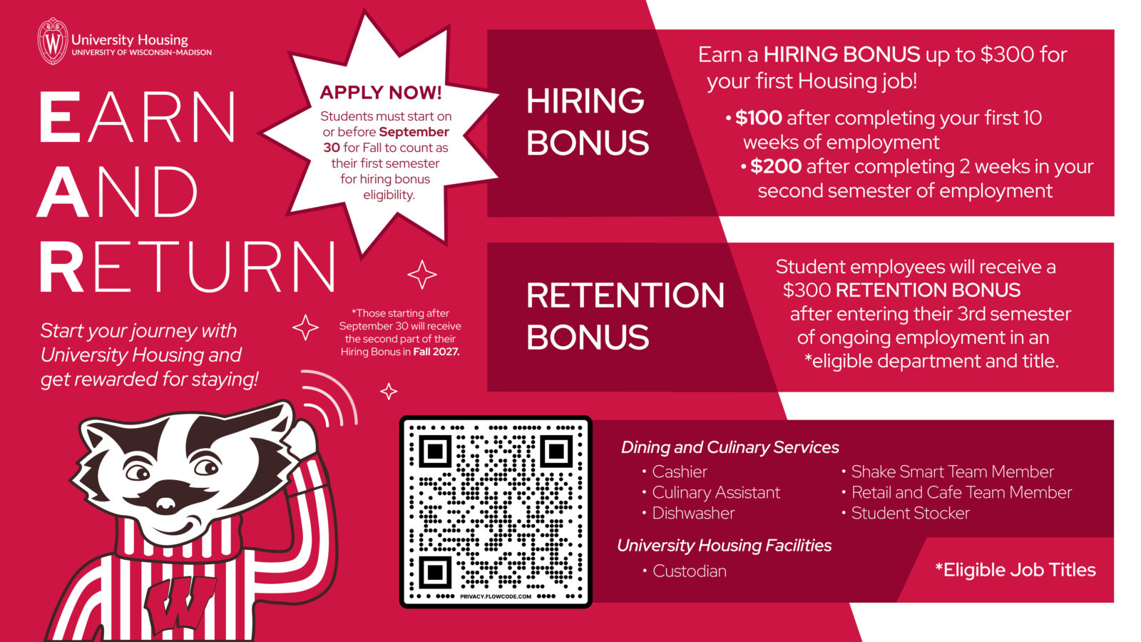 Earn and Return Hiring and Retention Intitative
