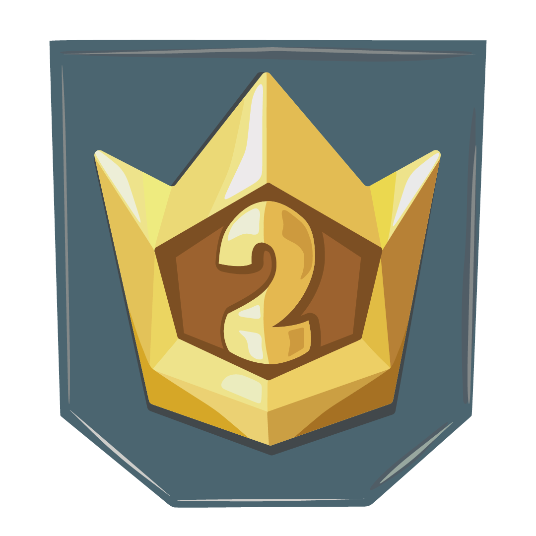 Number two flag icon