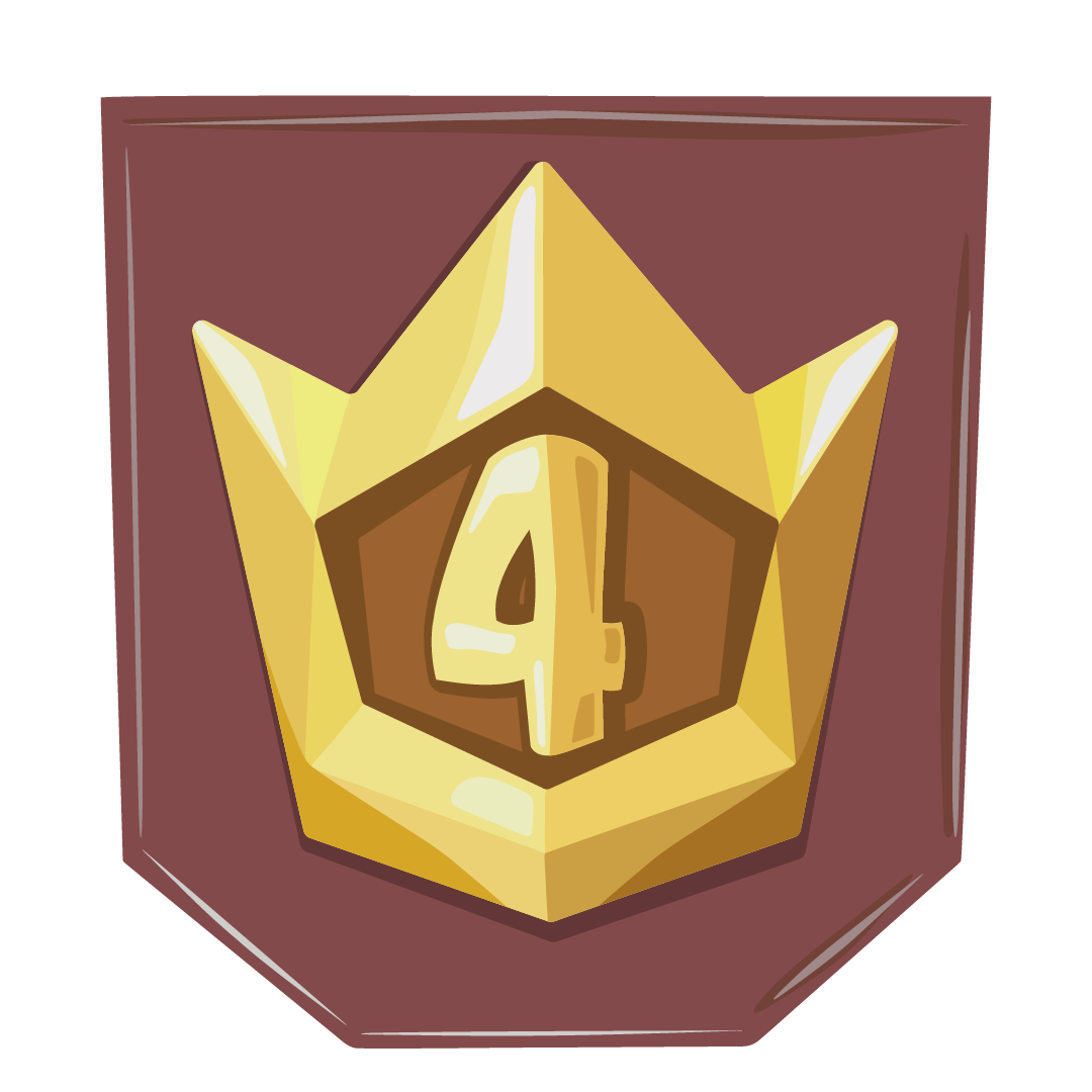 Number four flag icon