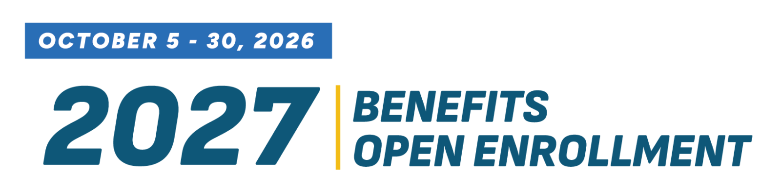 Open Enrollment 2027 graphic