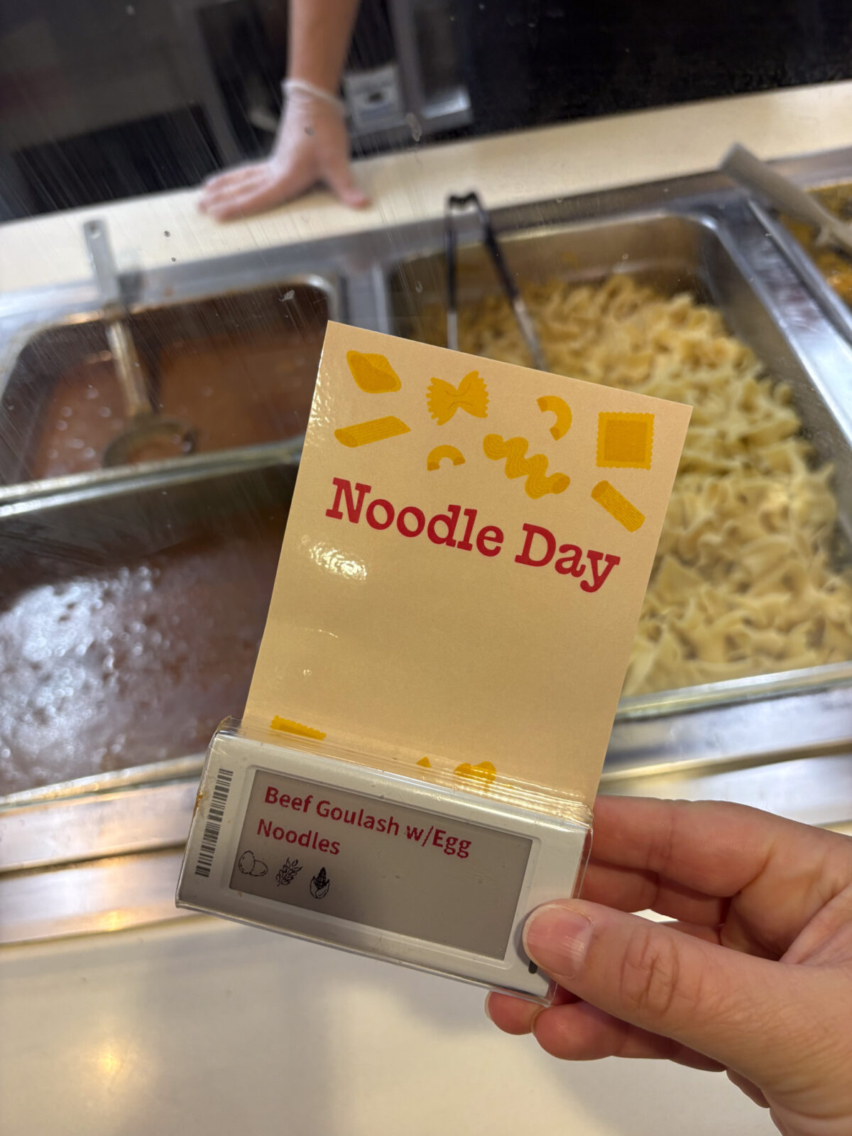 Beef Goulash with Egg Noodles at Noodle Day